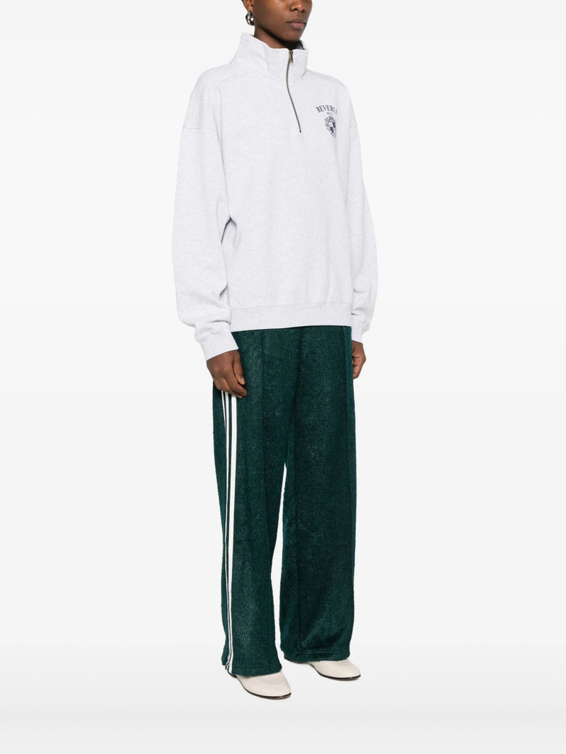 Sporty & Rich Quarter-zip Pinted Sweatshirt 5