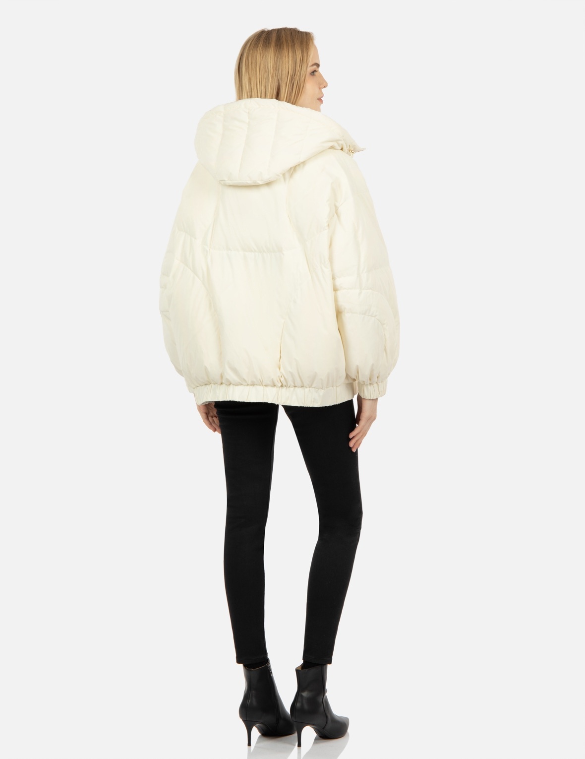 CAMOUFLAGE LOGO EMBROIDERY DOWN JACKET - 4