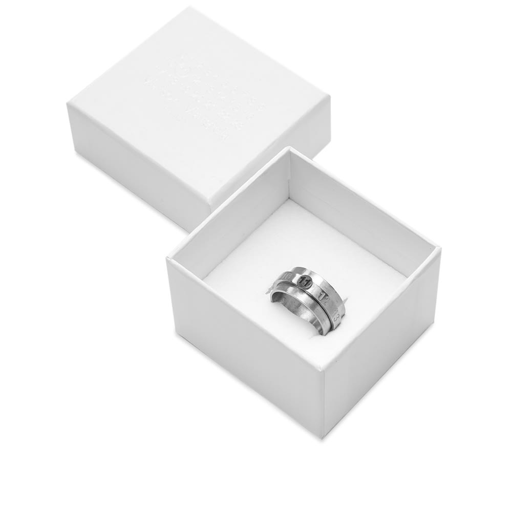 Maison Margiela 11 Embossed Band Ring - 3