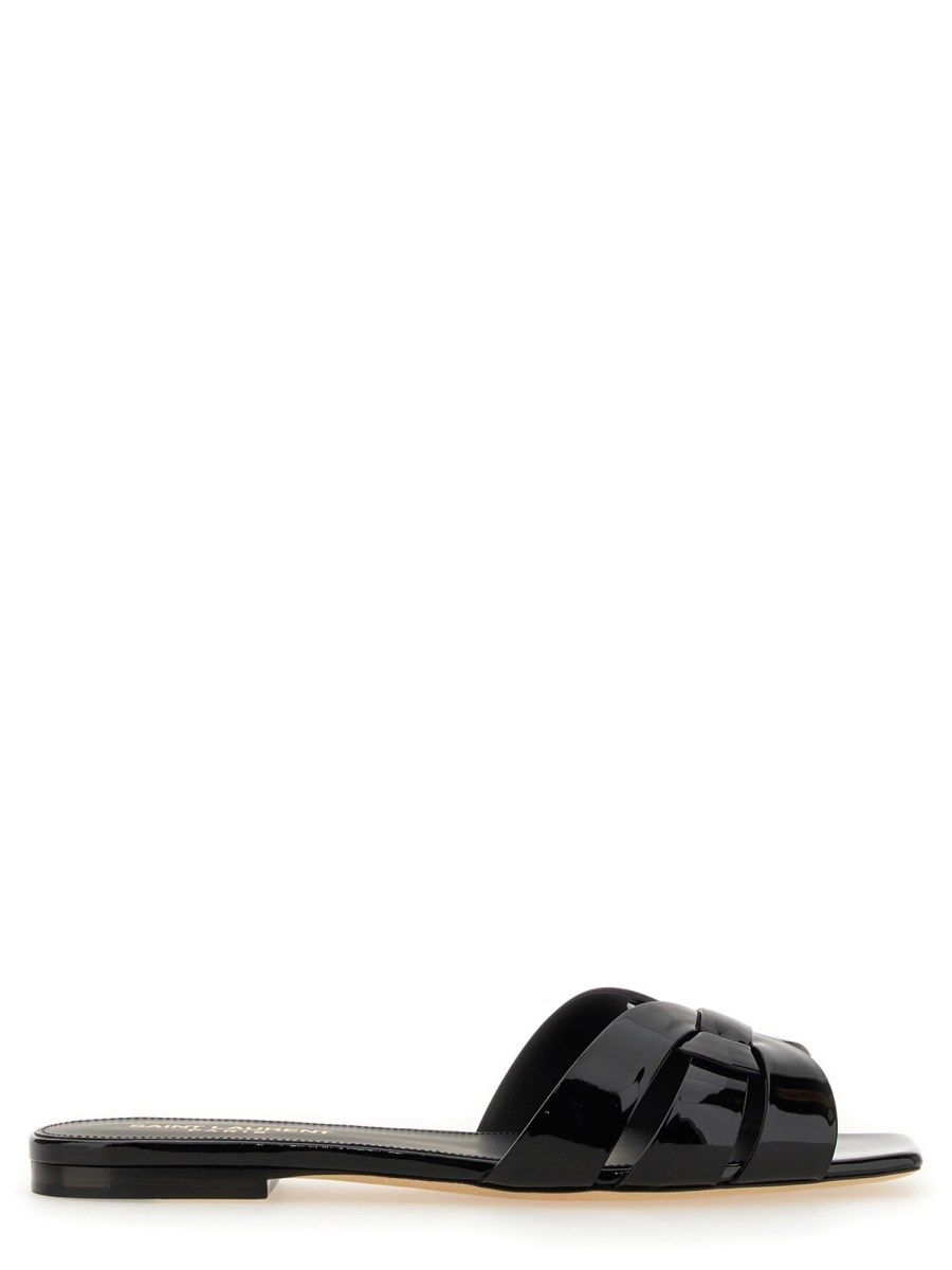 サンダル・ミュール SAINT LAURENT NU PIEDS 05 SANDALS IN PATENT LEATHER SAINT LAURENT Tribute Nu Pieds 05 Leather Sandals | endource
