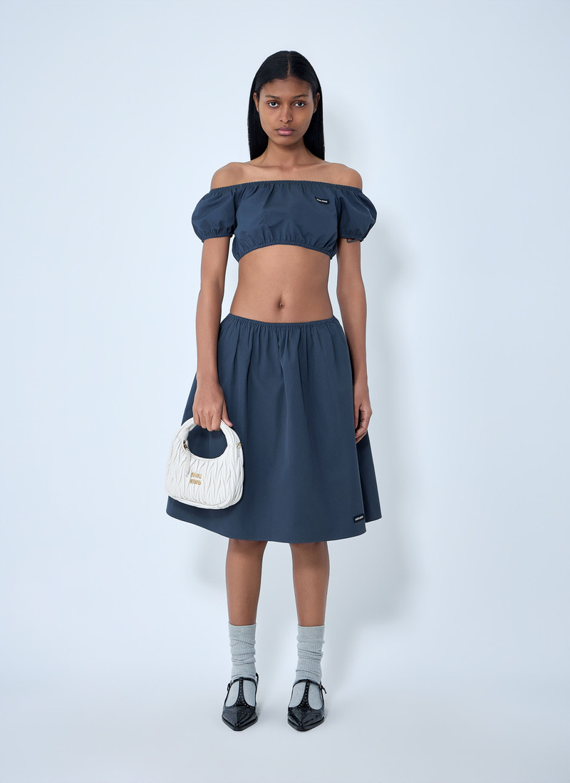 Miu Miu Off-Shoulder Crop Top outlook