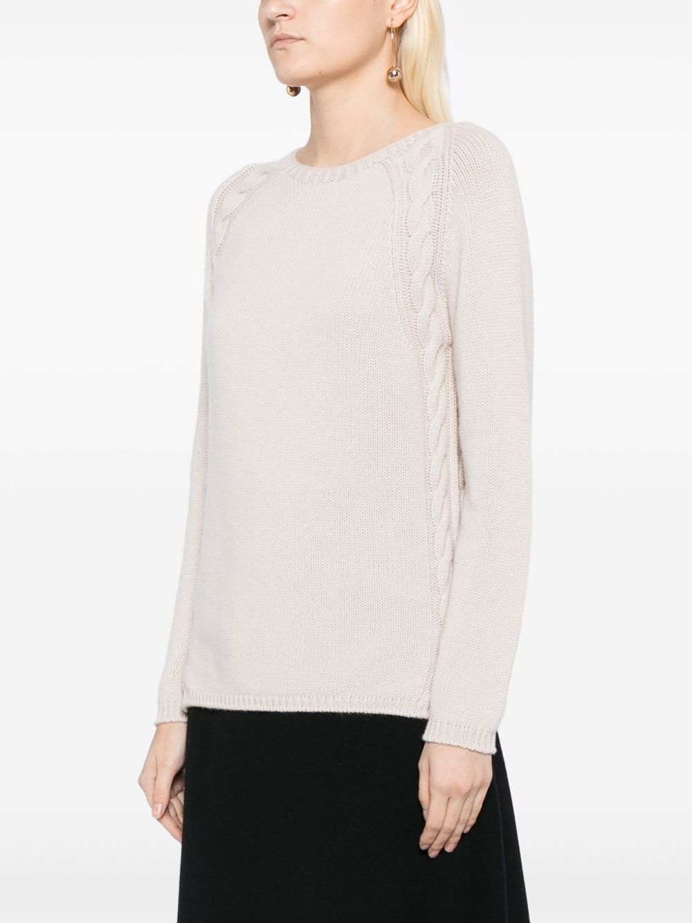 cashmere long sleeves jumper - 3