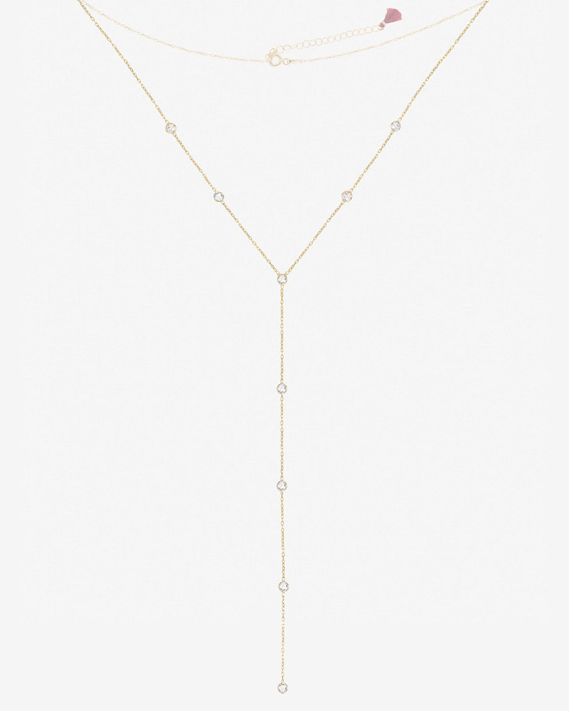 Shashi Emily Diamond Lariat Necklace 1