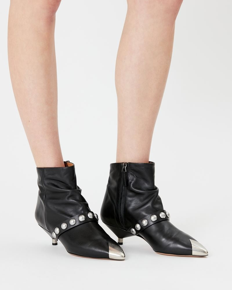 Isabel Marant DONATEE LEATHER ANKLE BOOTS outlook