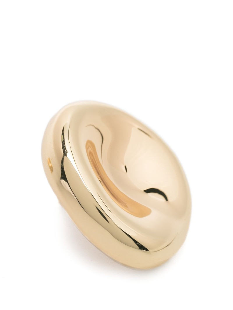 Medium Bean gilded earrings 3