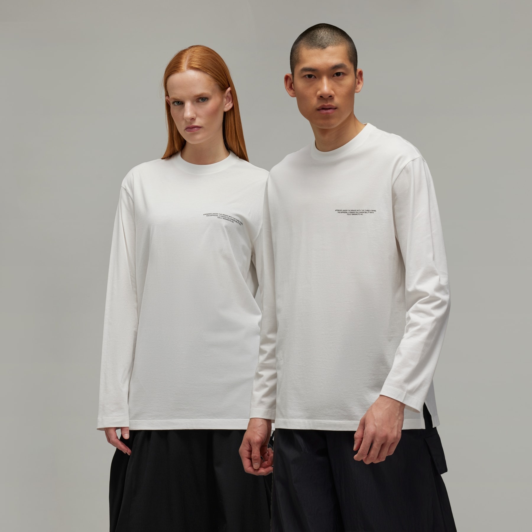 Y-3 Logo Long Sleeve Tee - 3