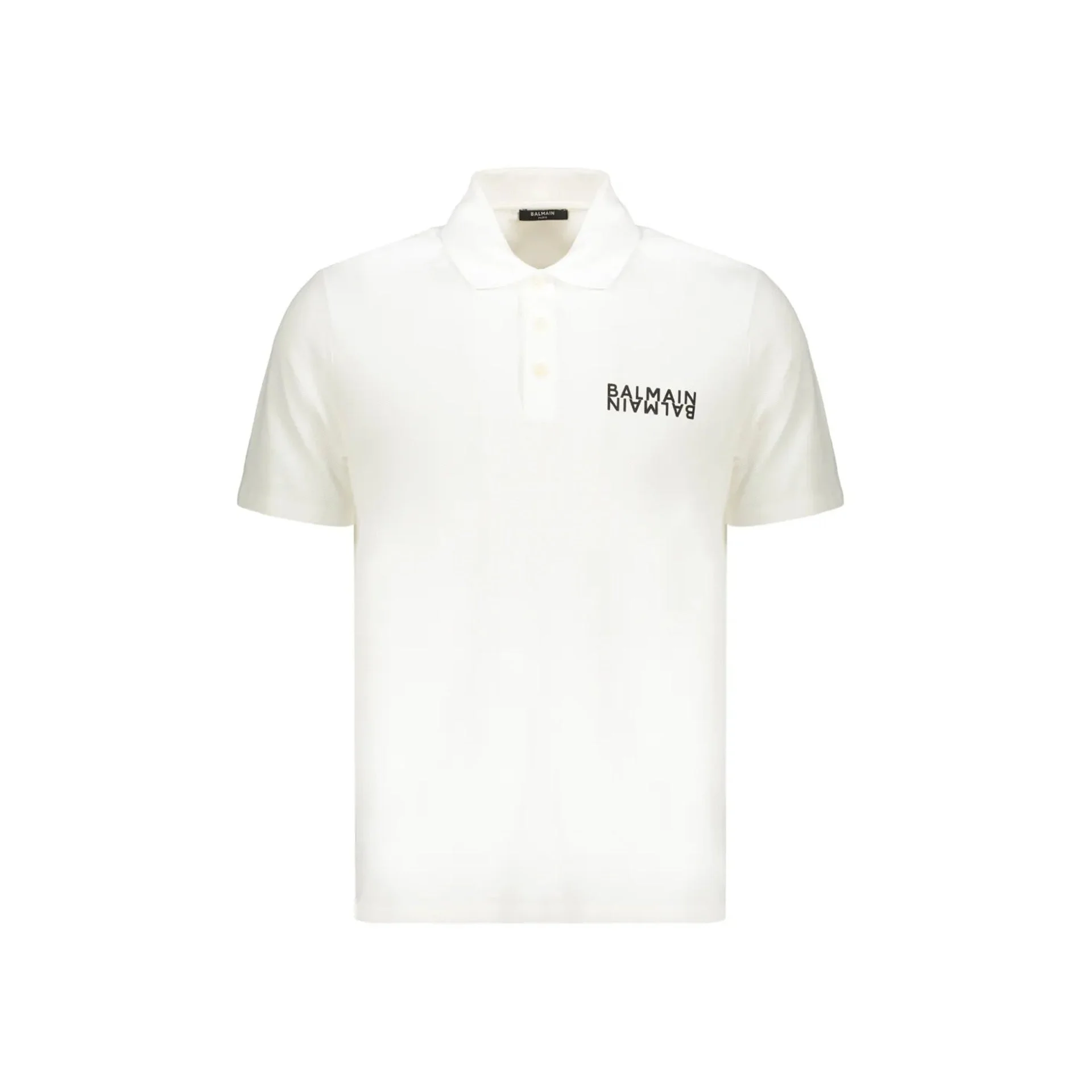 Balmain Cotton Polo Shirt Men - 1