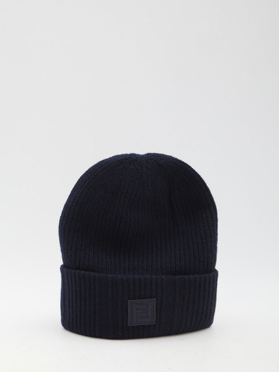 Fendi Beanie In Wool And Cashmere - 1