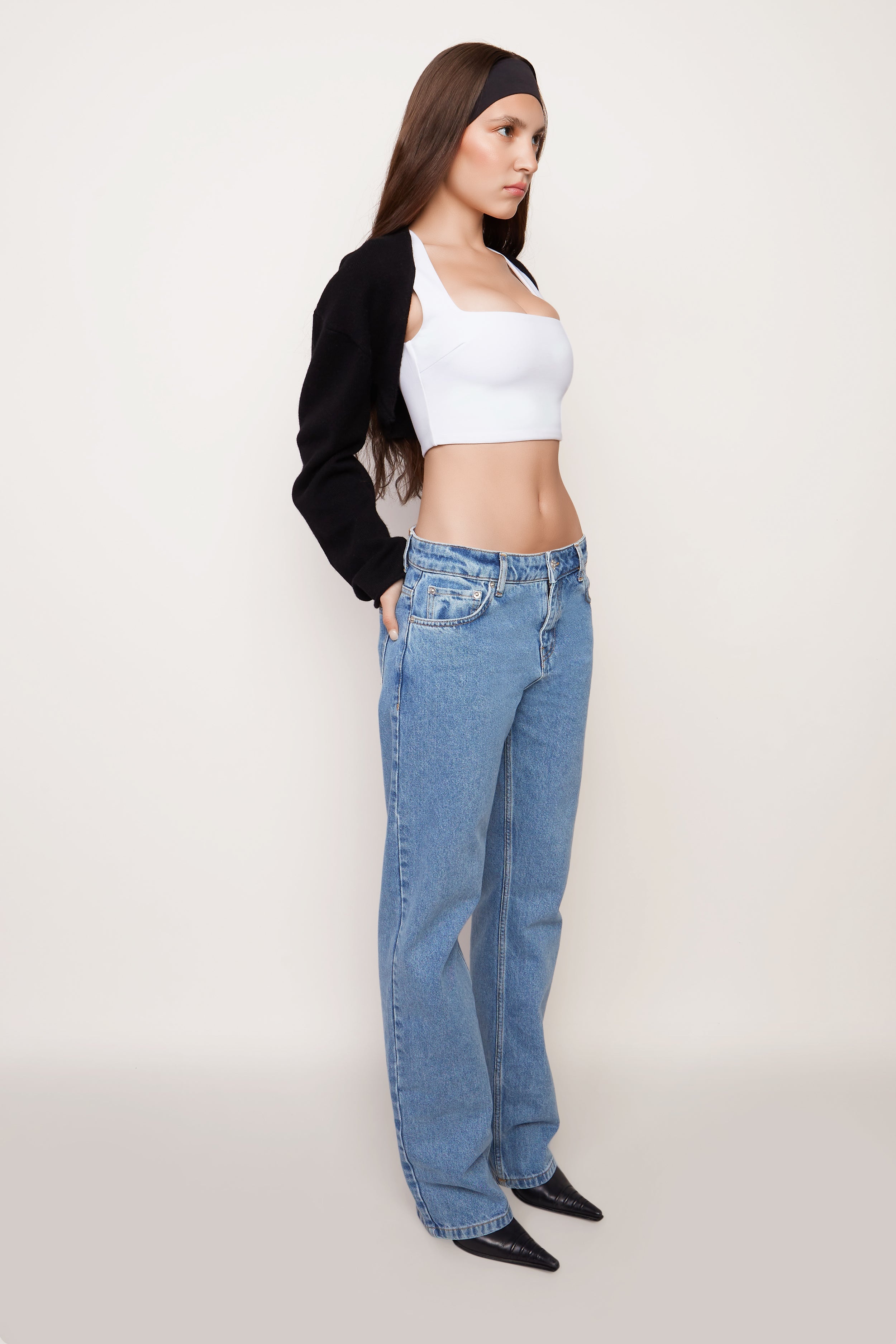 SLOUCHY KNIT BOLERO - 4