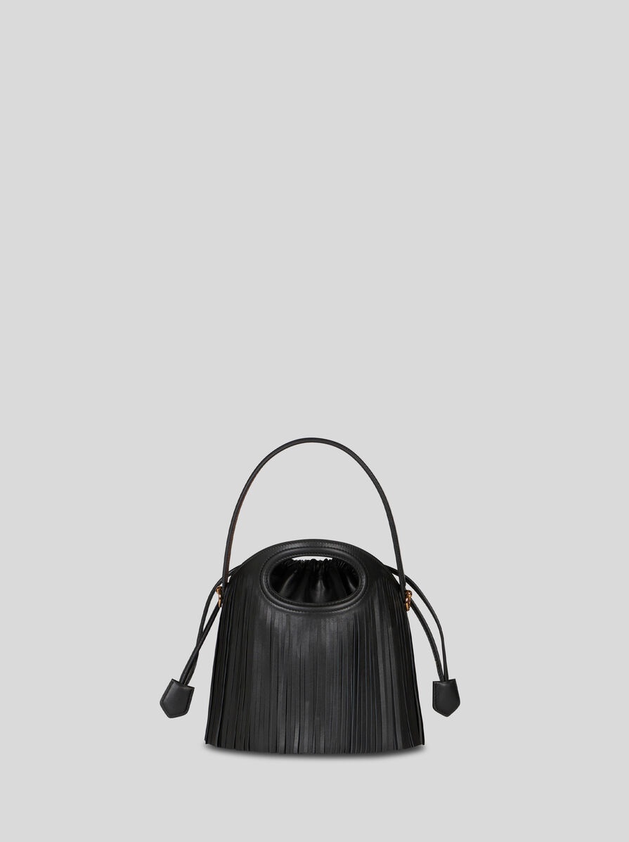 MEDIUM SATURNO BAG WITH FRINGING - 4