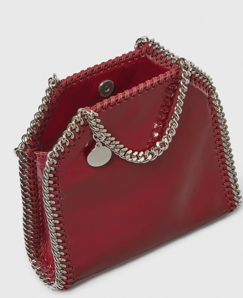 Falabella Patent Tiny Tote Bag 4