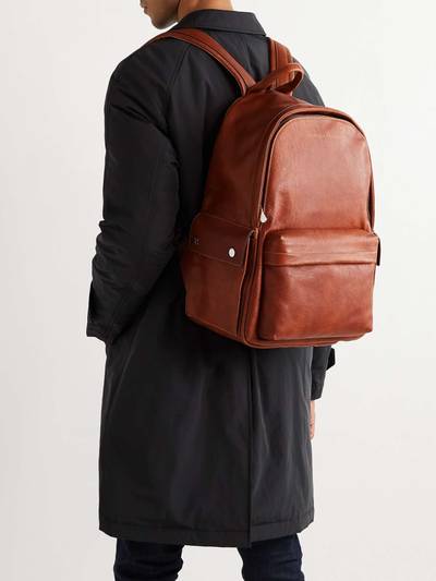 Brunello Cucinelli Full-Grain Leather Backpack outlook