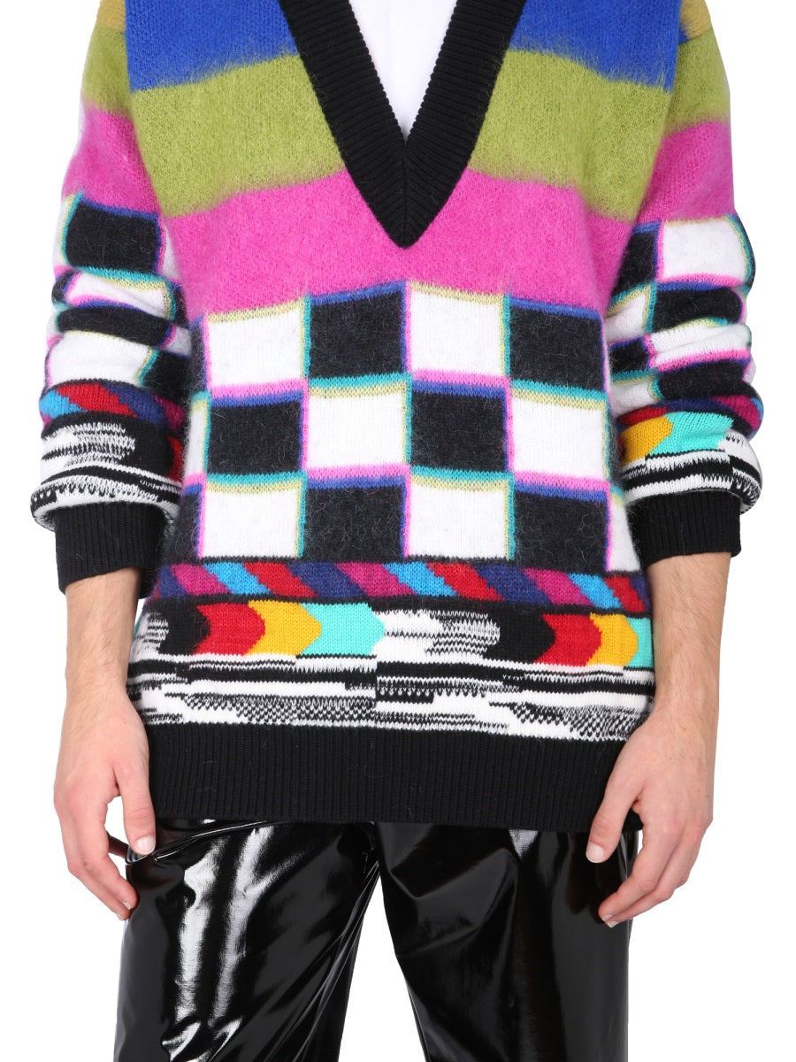 Dolce & Gabbana Men "Glitch" Sweater - 3