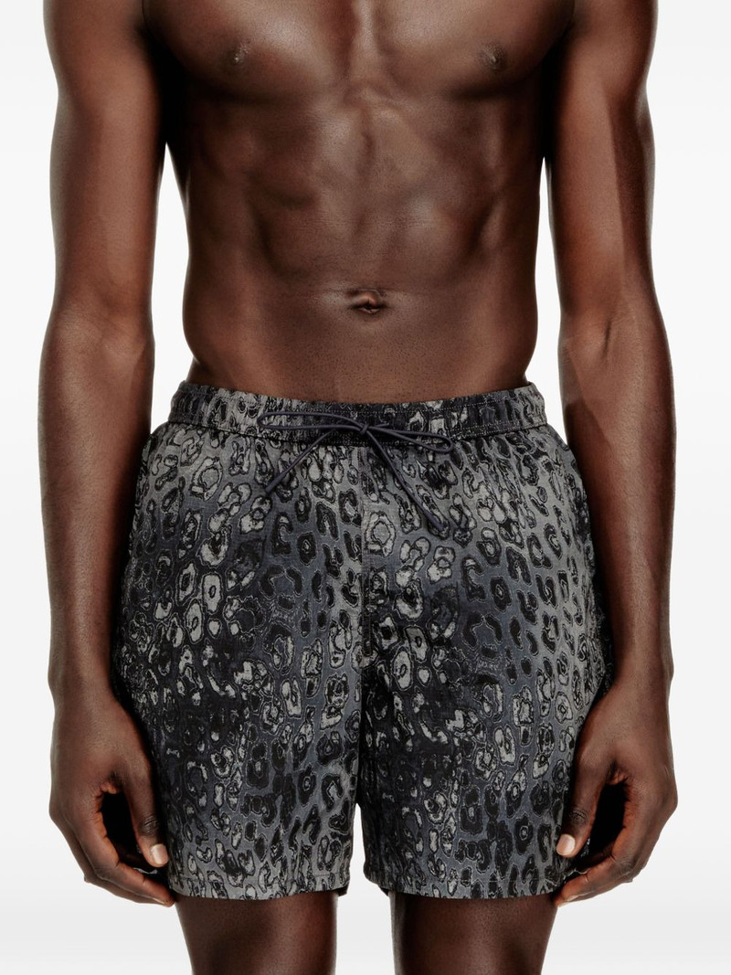 animal-print drawstring swim shorts 3
