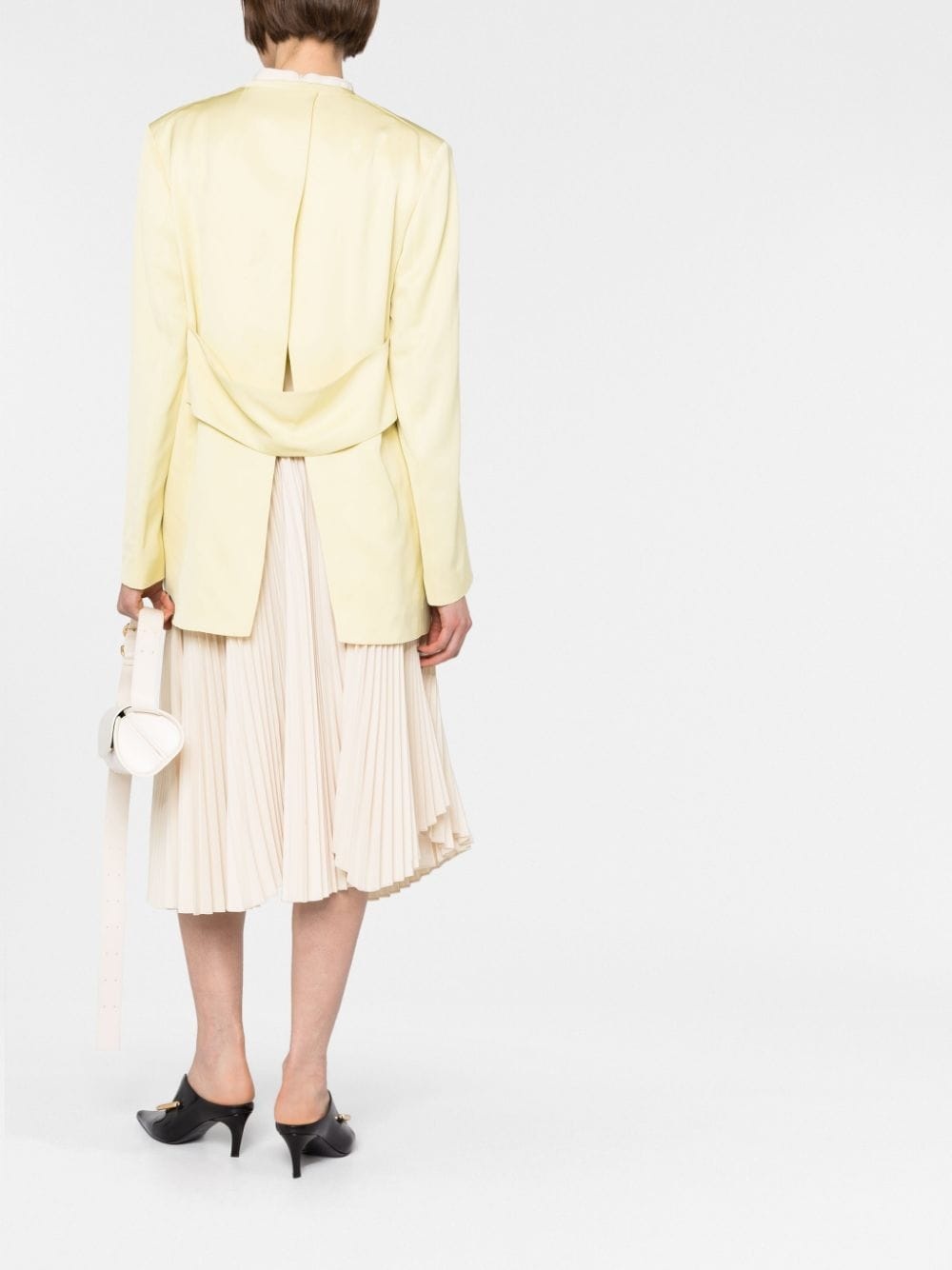 split-back blazer - 2