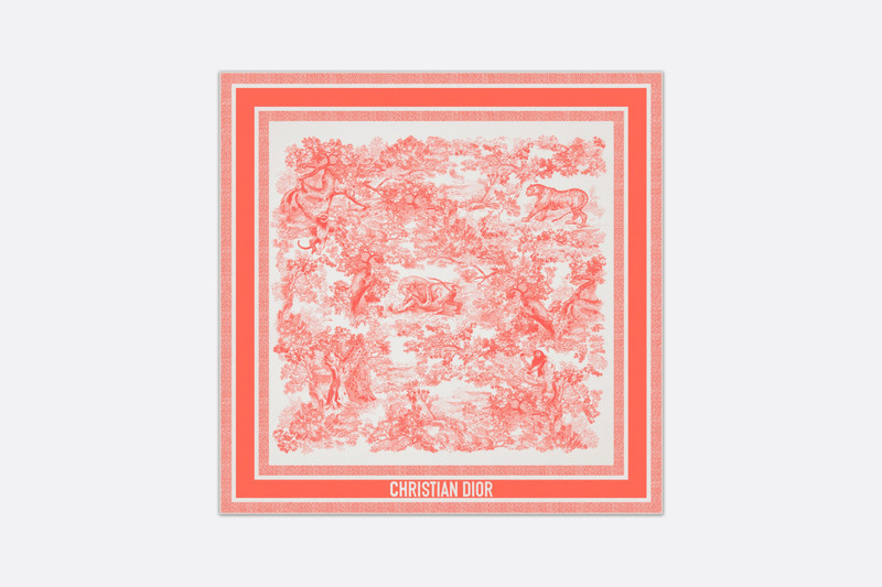 Dioriviera Toile de Jouy Sauvage 90 Square Scarf 1