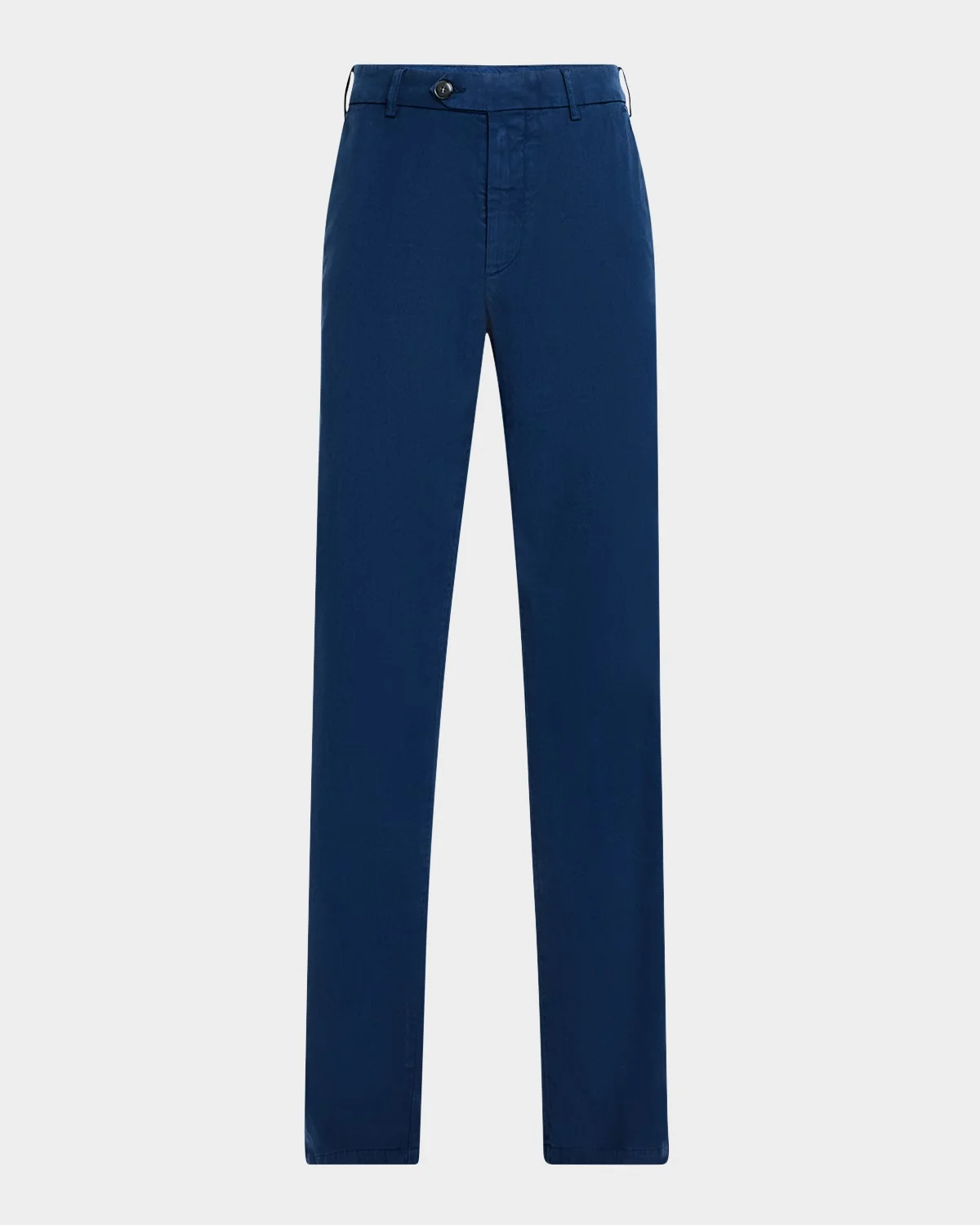 Men's Straight Flat-Front Pants - 1