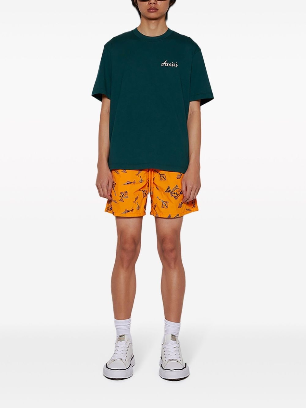 embroidered swim shorts - 2