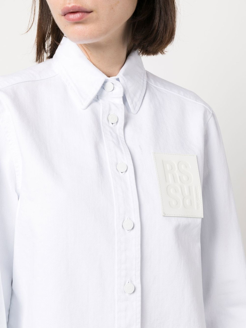 logo-patch long-sleeve shirt 5