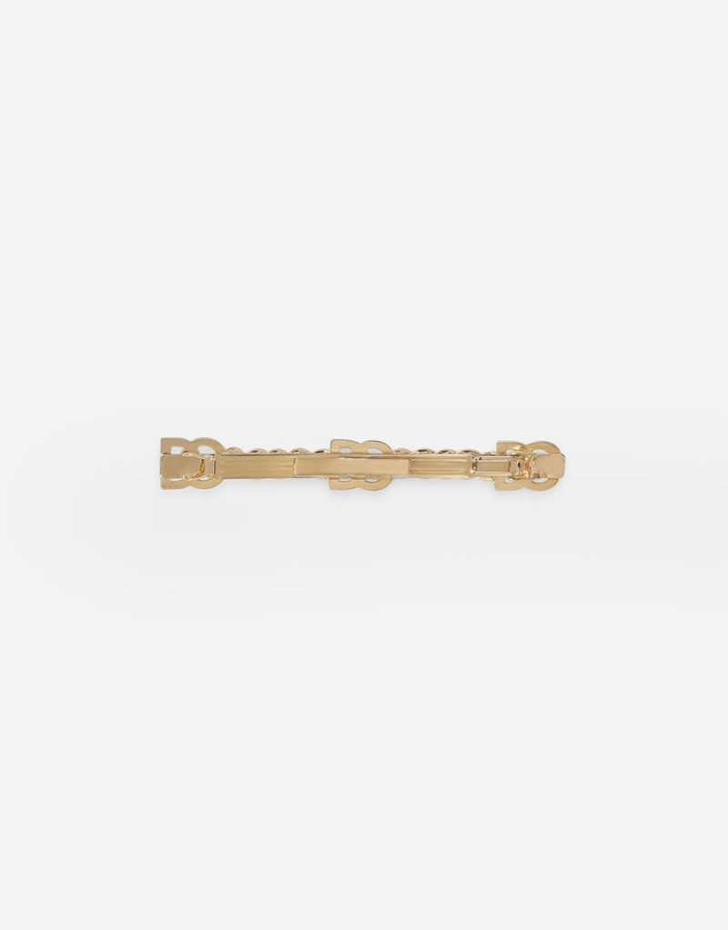 Dolce & Gabbana Hair clip with rhinestone-detailed DG logo outlook