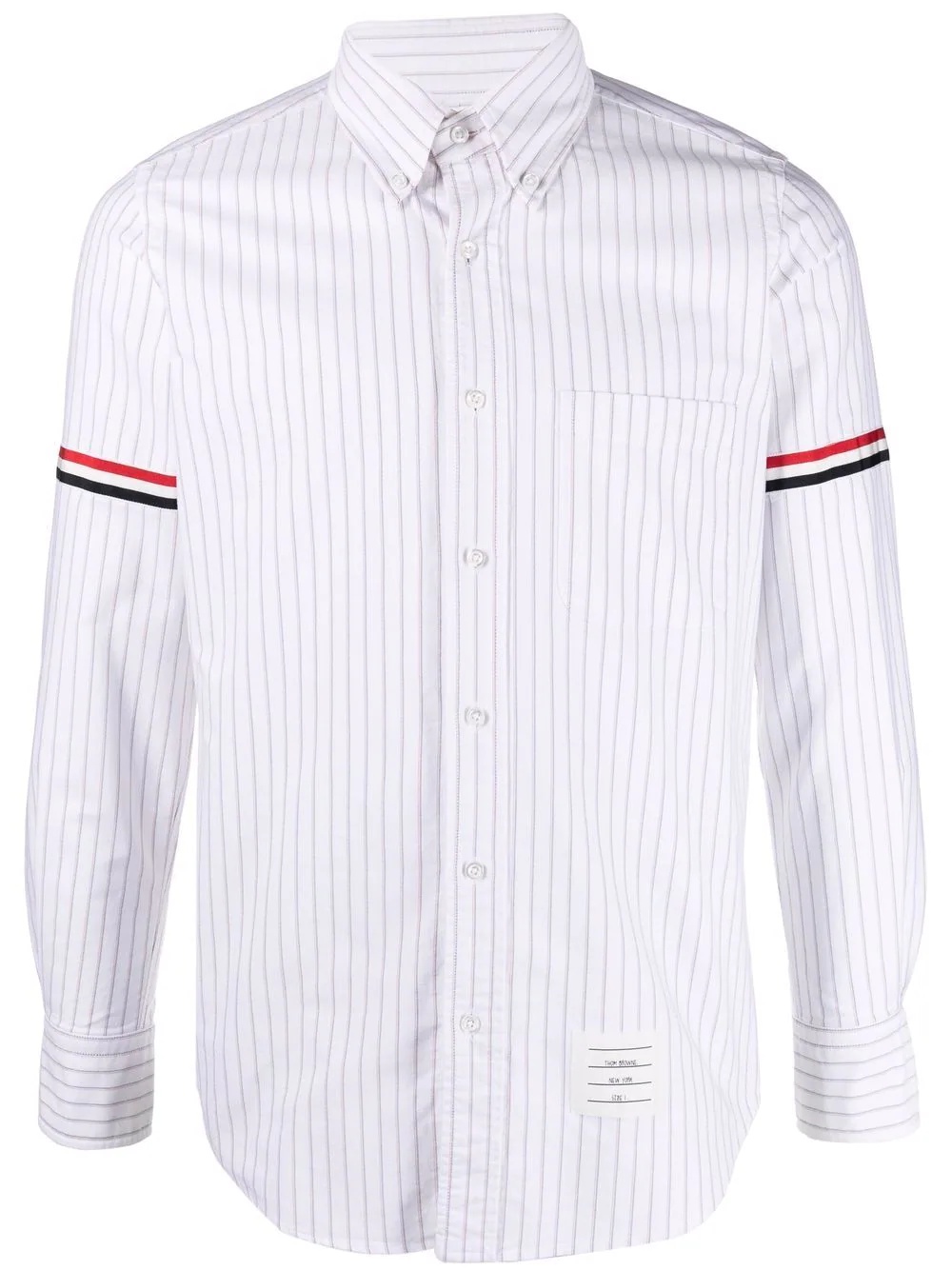 RWB stripe oxford shirt - 1