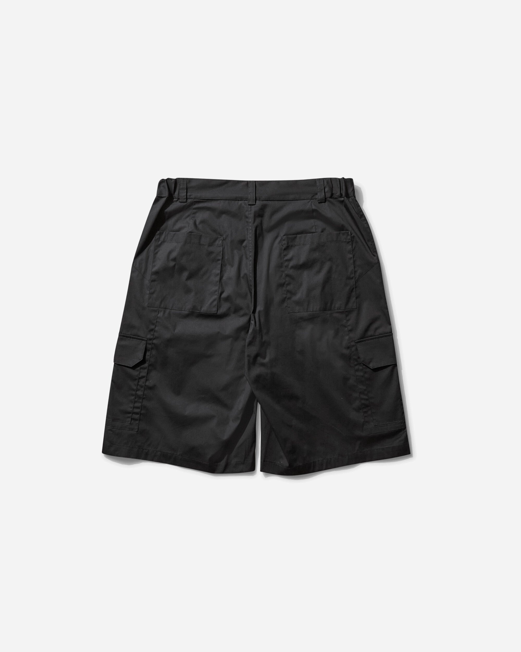 Men's Poplin Cargo Shorts Off Black - 2
