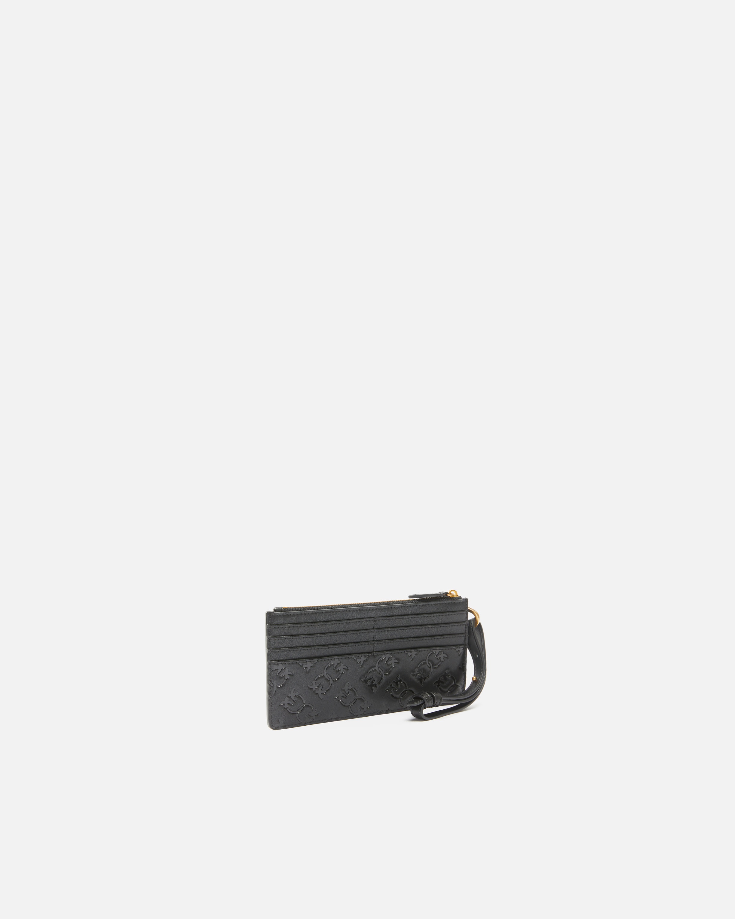 RECTANGULAR LEATHER CARD HOLDER WITH IMPRINTED LOGO - 2