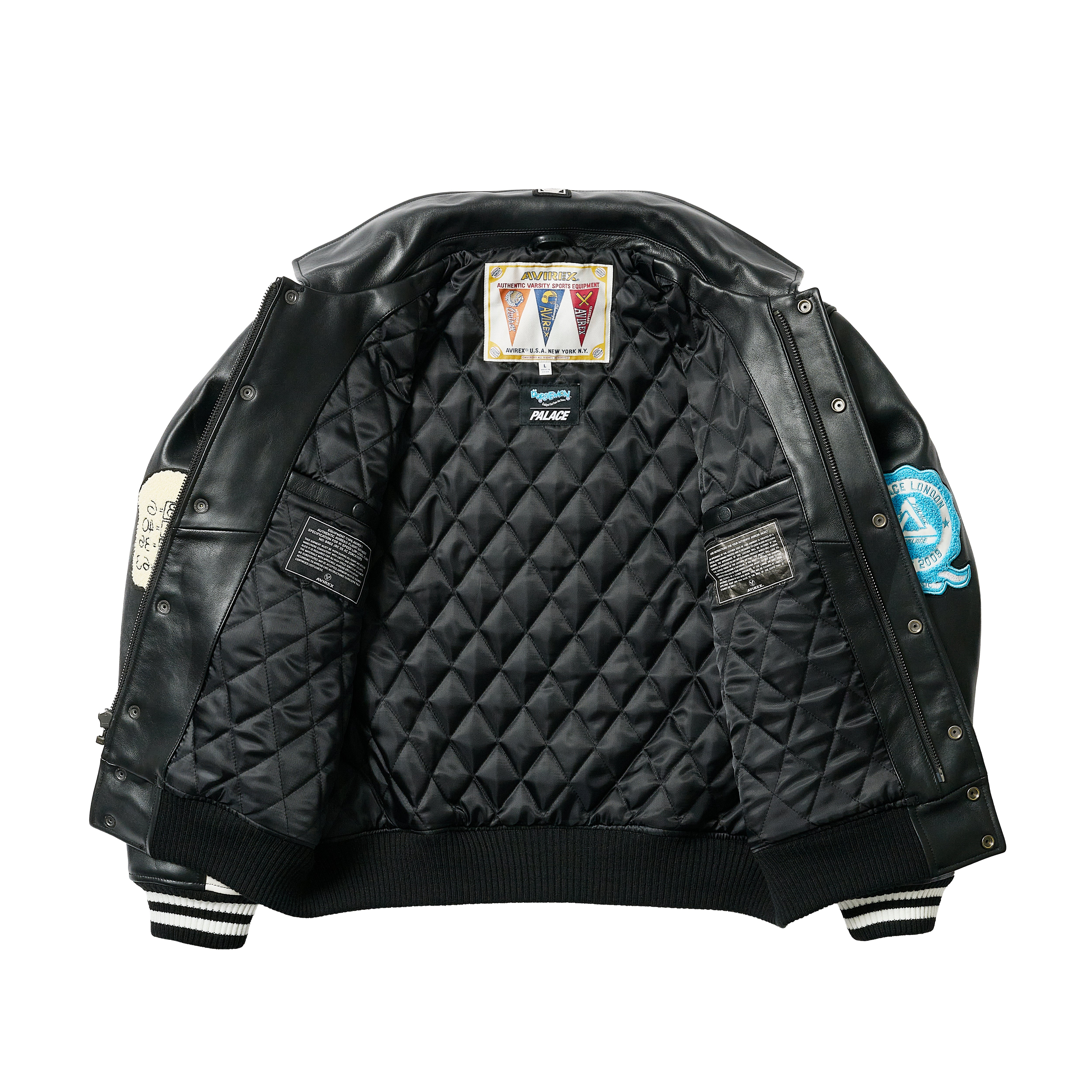 PALACE DORAEMON AVIREX JACKET BLACK - 3
