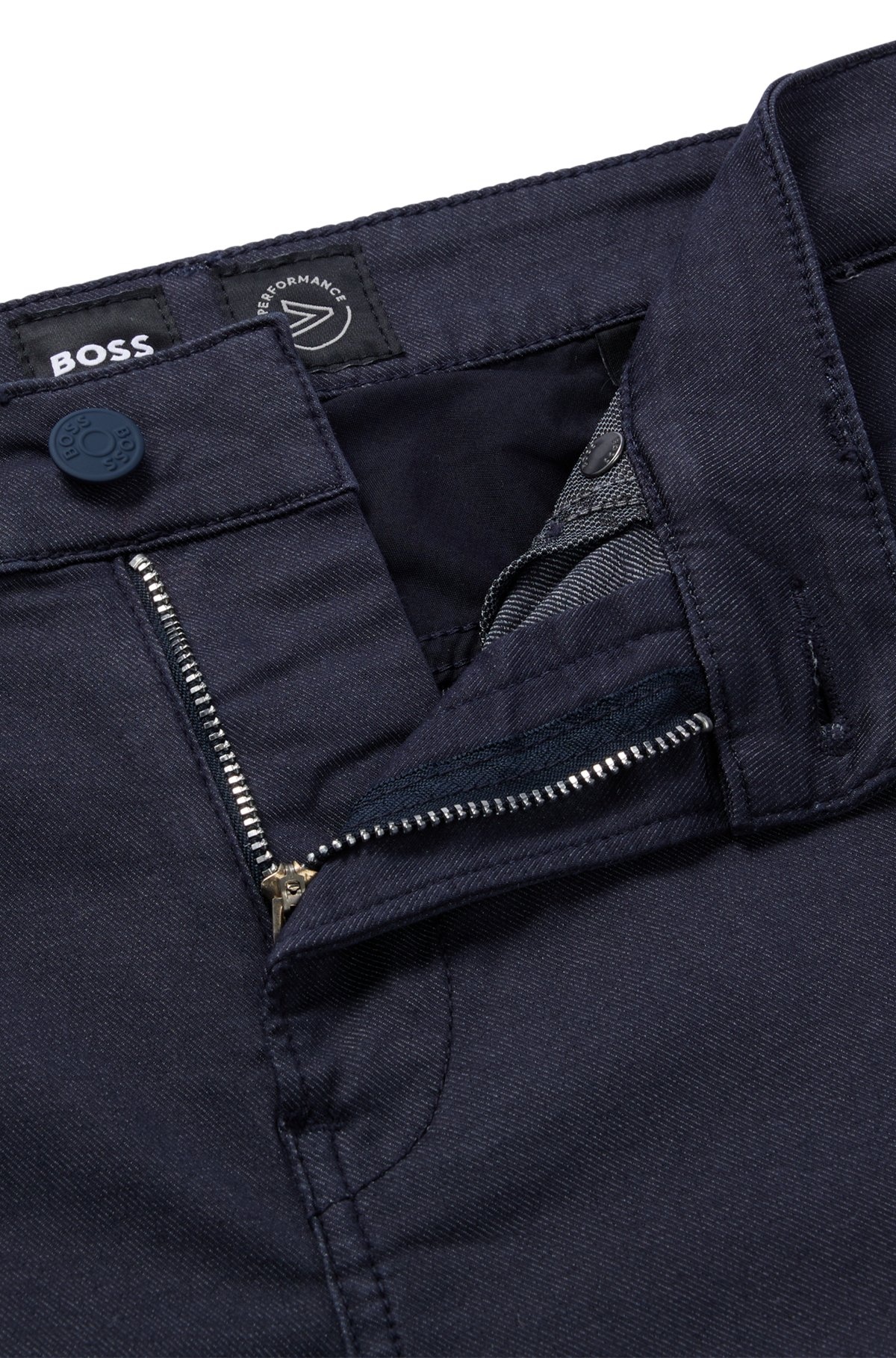 SLIM-FIT REGULAR-RISE JEANS IN PERFORMANCE DENIM - 6