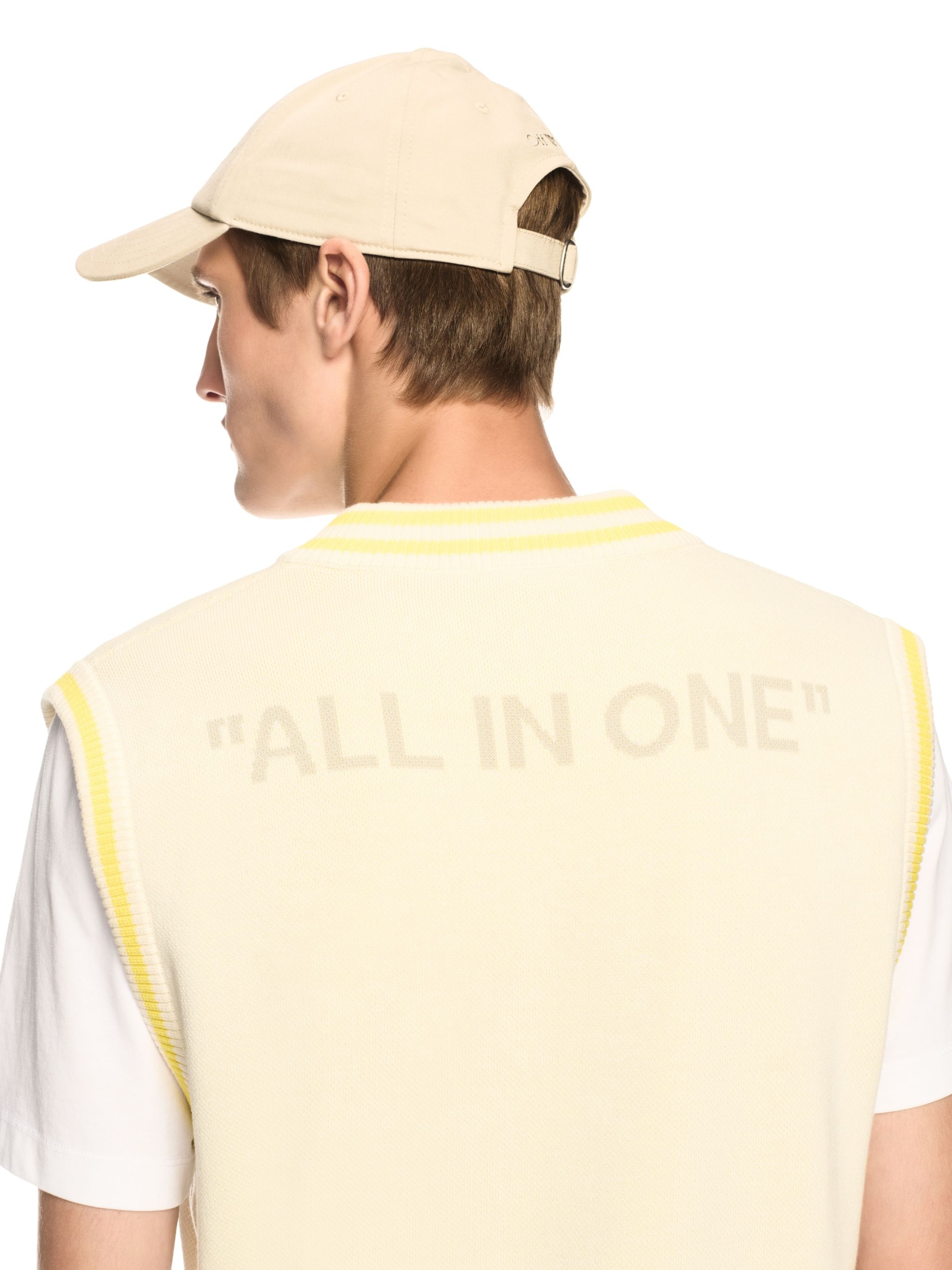 White Golf Vest - 5