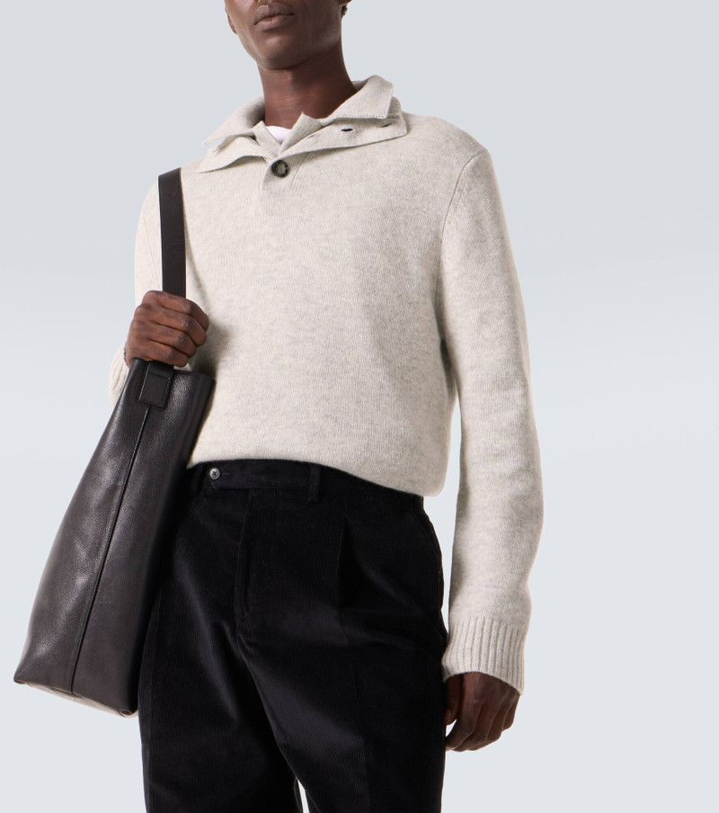 Wool and cashmere turtleneck sweater 5