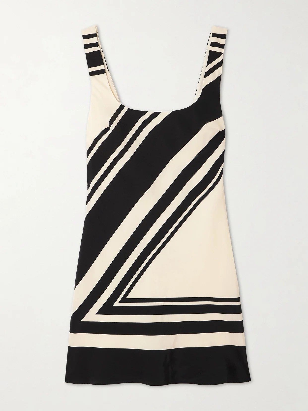 Pietra Printed Silk Crepe De Chine Mini Dress - 1