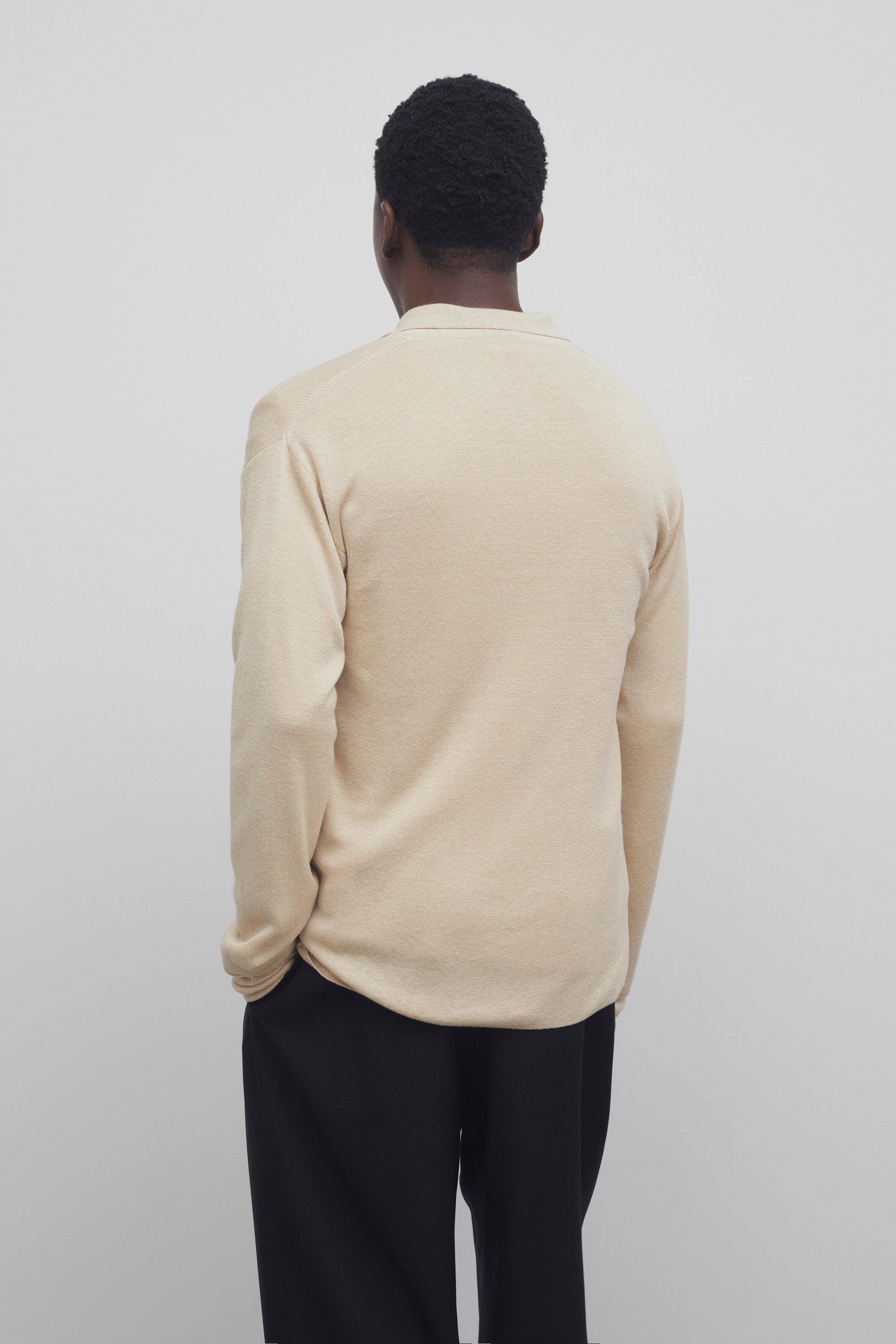 Lorde Cardigan in Linen and Silk - 5