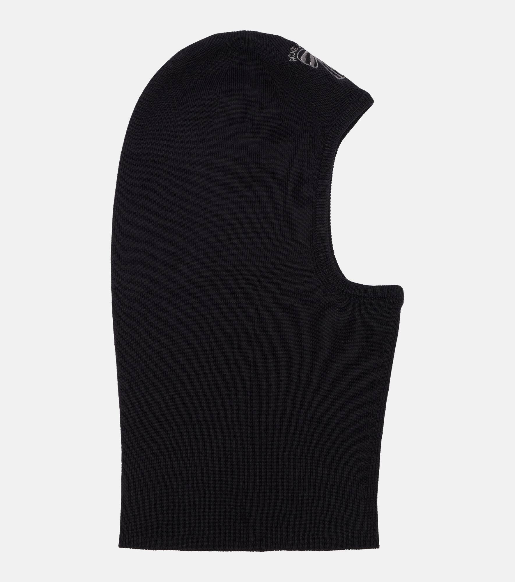 Logo embroidered wool ski mask - 4