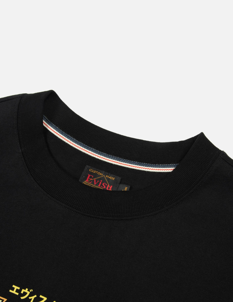 TANUKI DAICOCK PRINT LOOSE FIT T-SHIRT 9