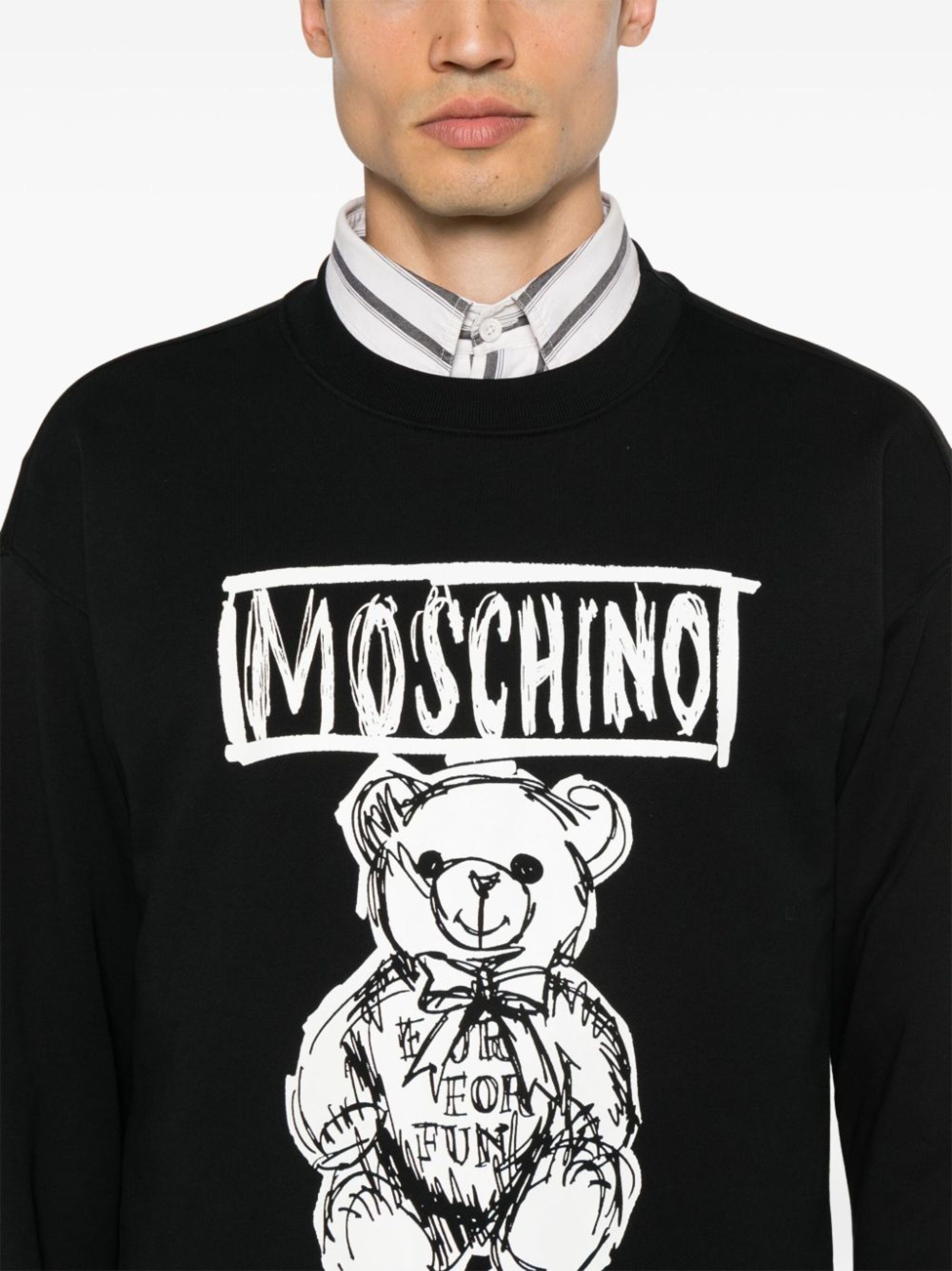 Teddy Bear-motif sweatshirt - 5