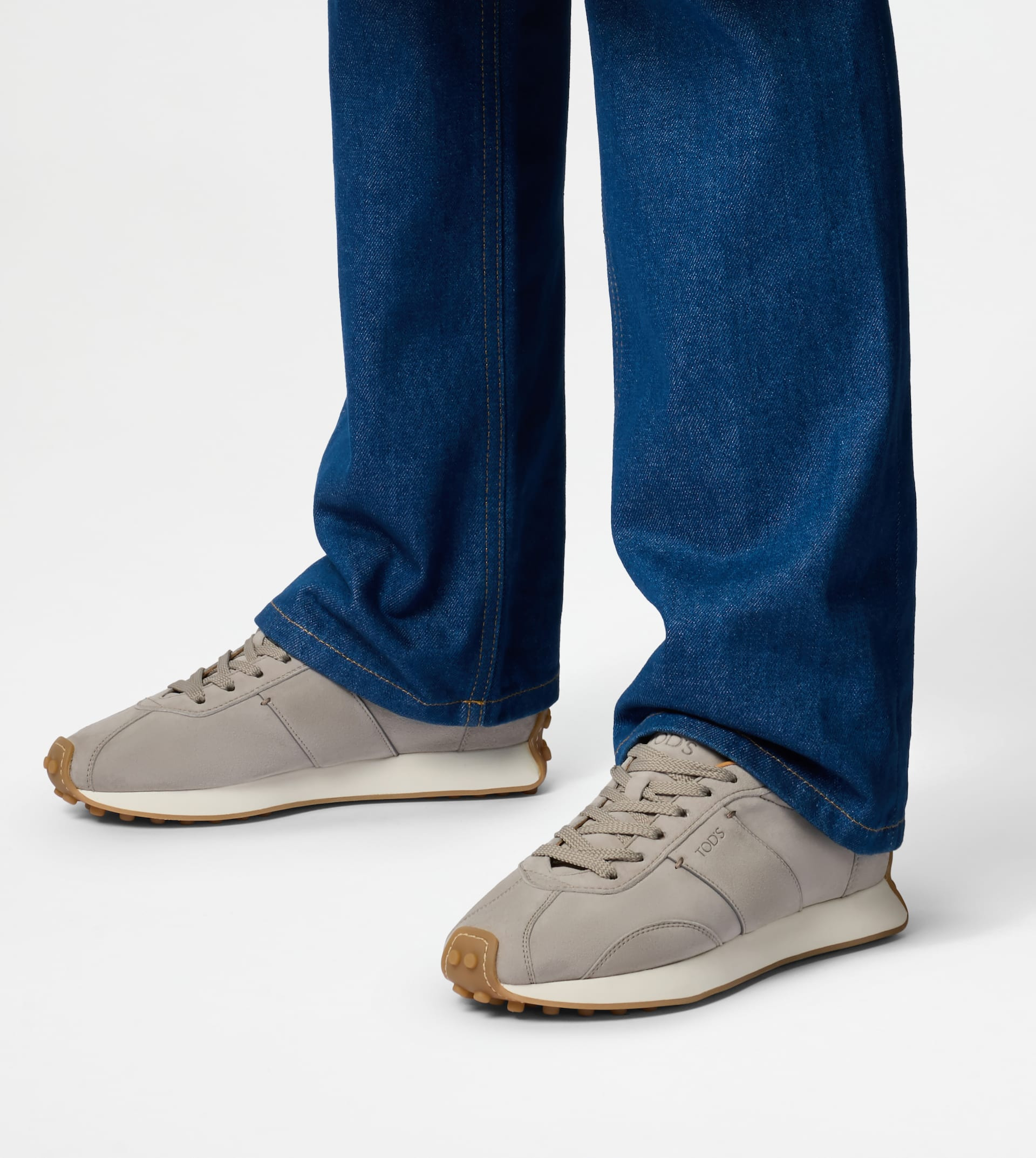 T VINTAGE SNEAKERS IN SUEDE - GREY - 7