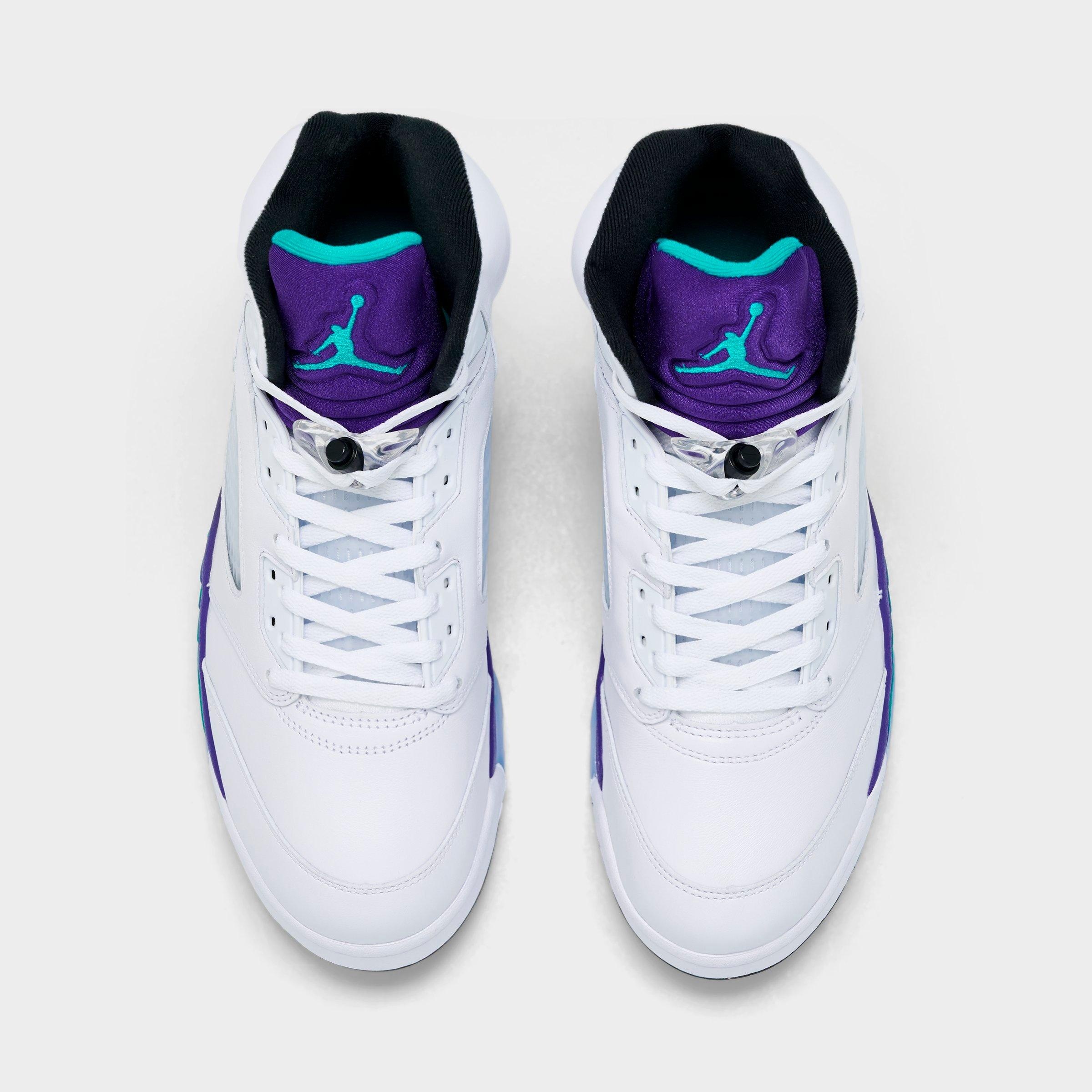 Men's Air Jordan Retro 5 Basketball Shoes - 5
