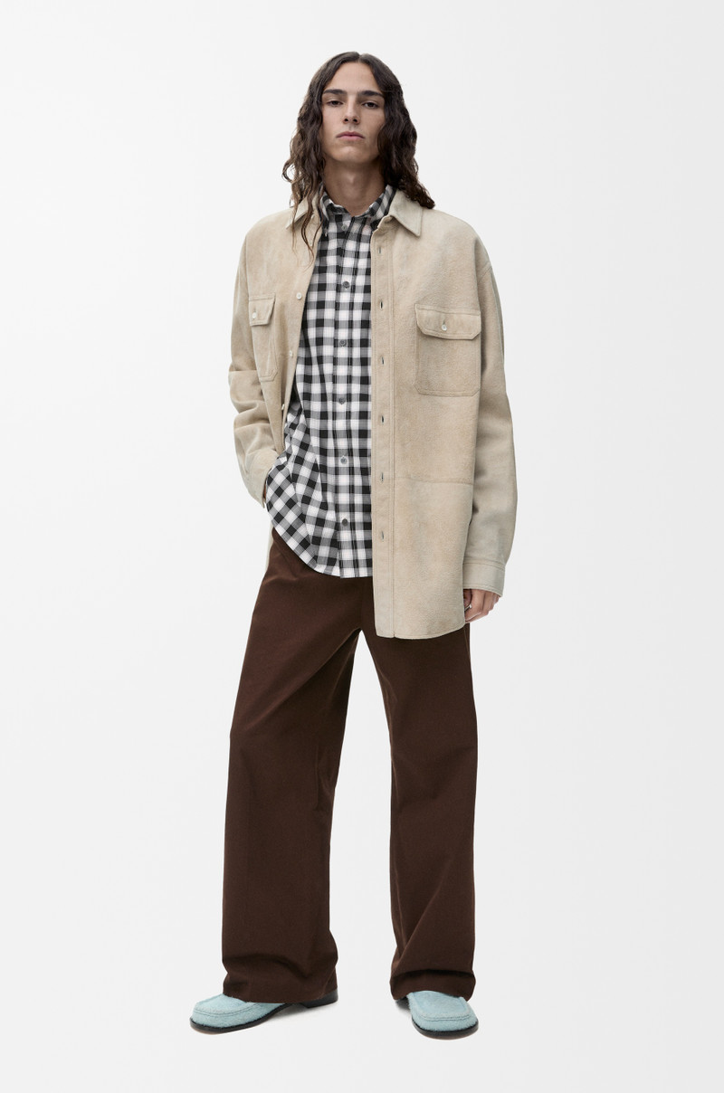 Loewe Overshirt in suede lambskin outlook