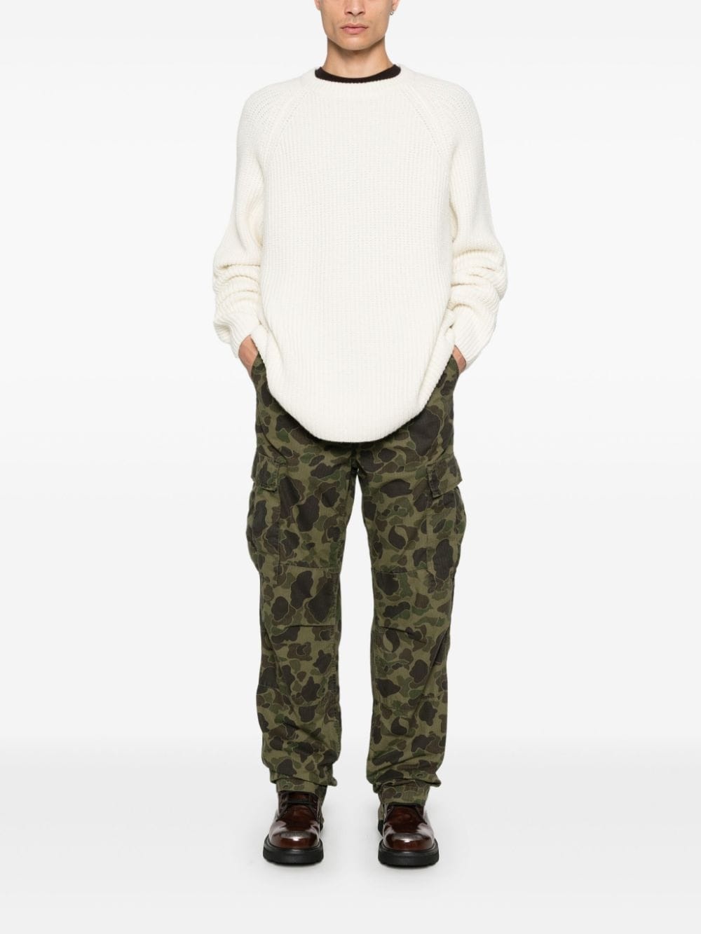 Duck cargo cotton trousers - 4