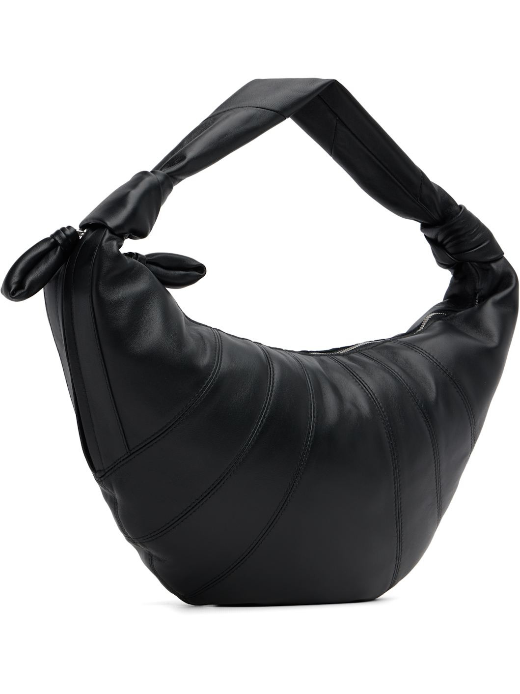 Black Fortune Croissant Bag - 2