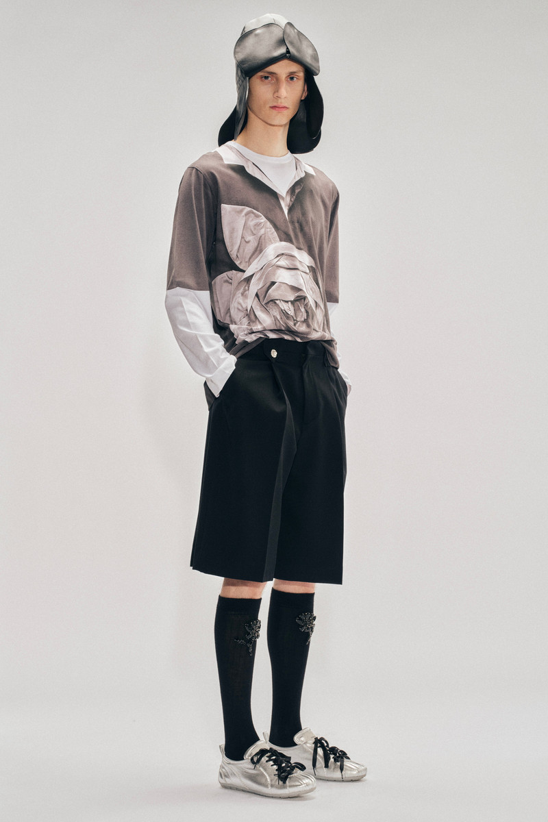 Tailored Wide Leg Belt Loop Tab Shorts 1