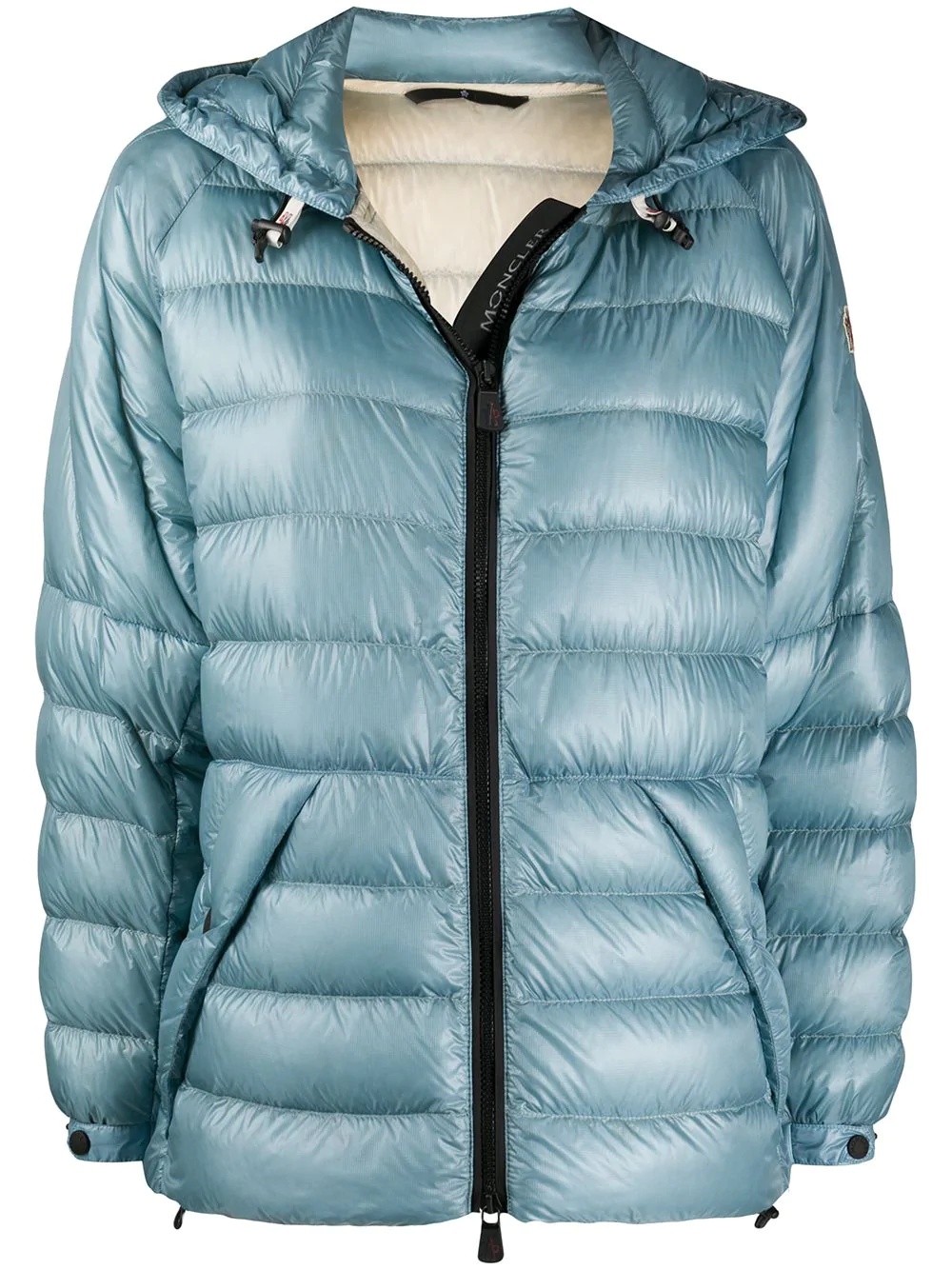 hooded puffer jacket - 1