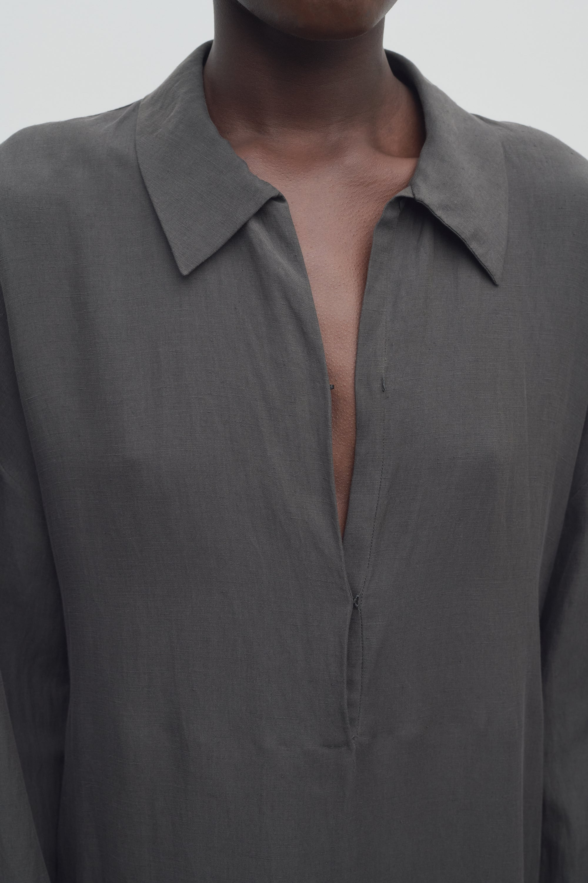 Millen Dress in Silk and Linen - 6