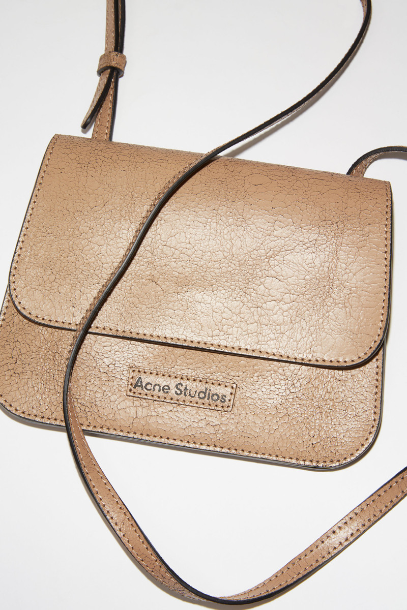 Platt crossbody bag - Dark beige 6