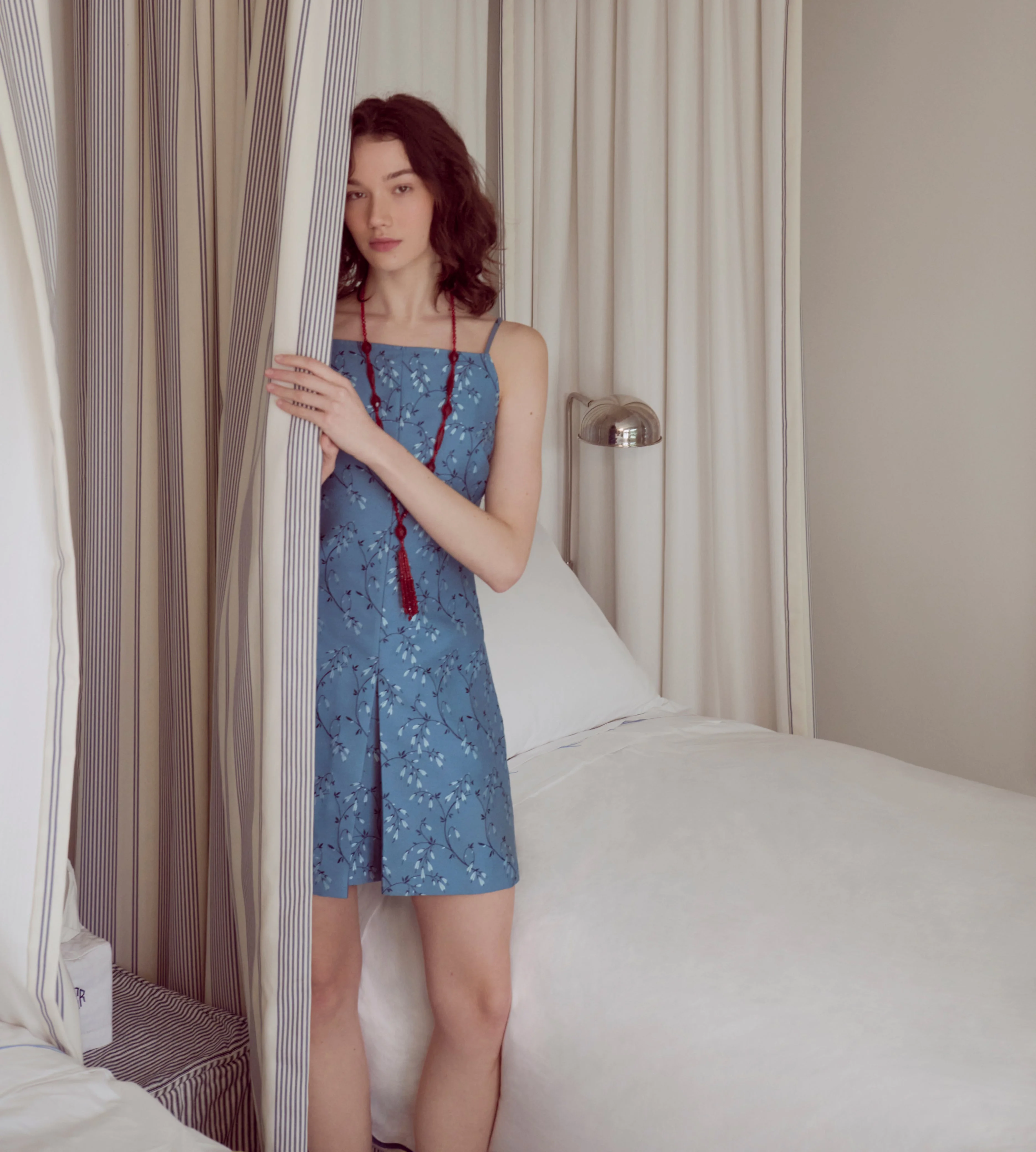 The Fae Dress - Blue Dancing Willow - 1