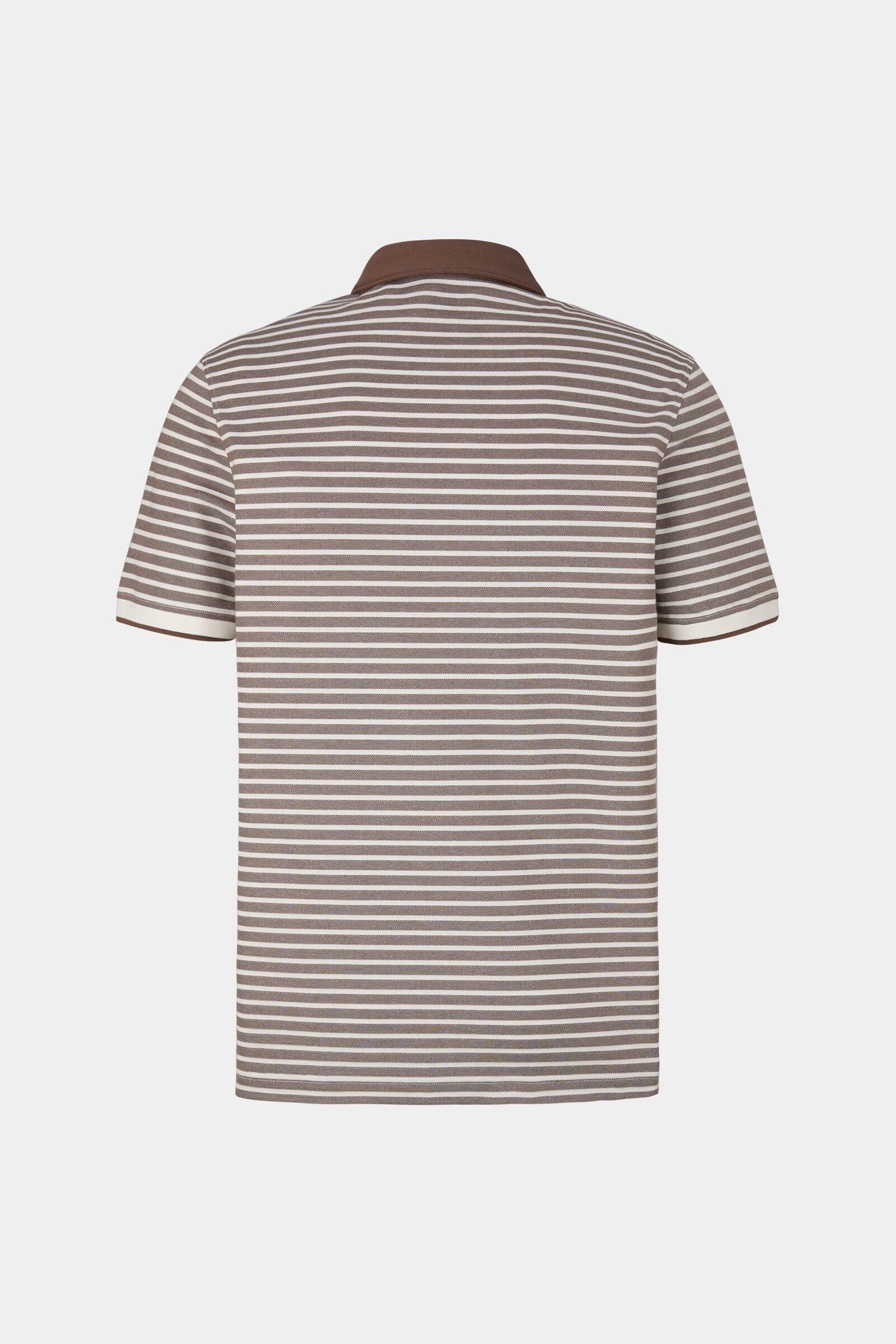 Timo Polo shirt in Brown/White - 5