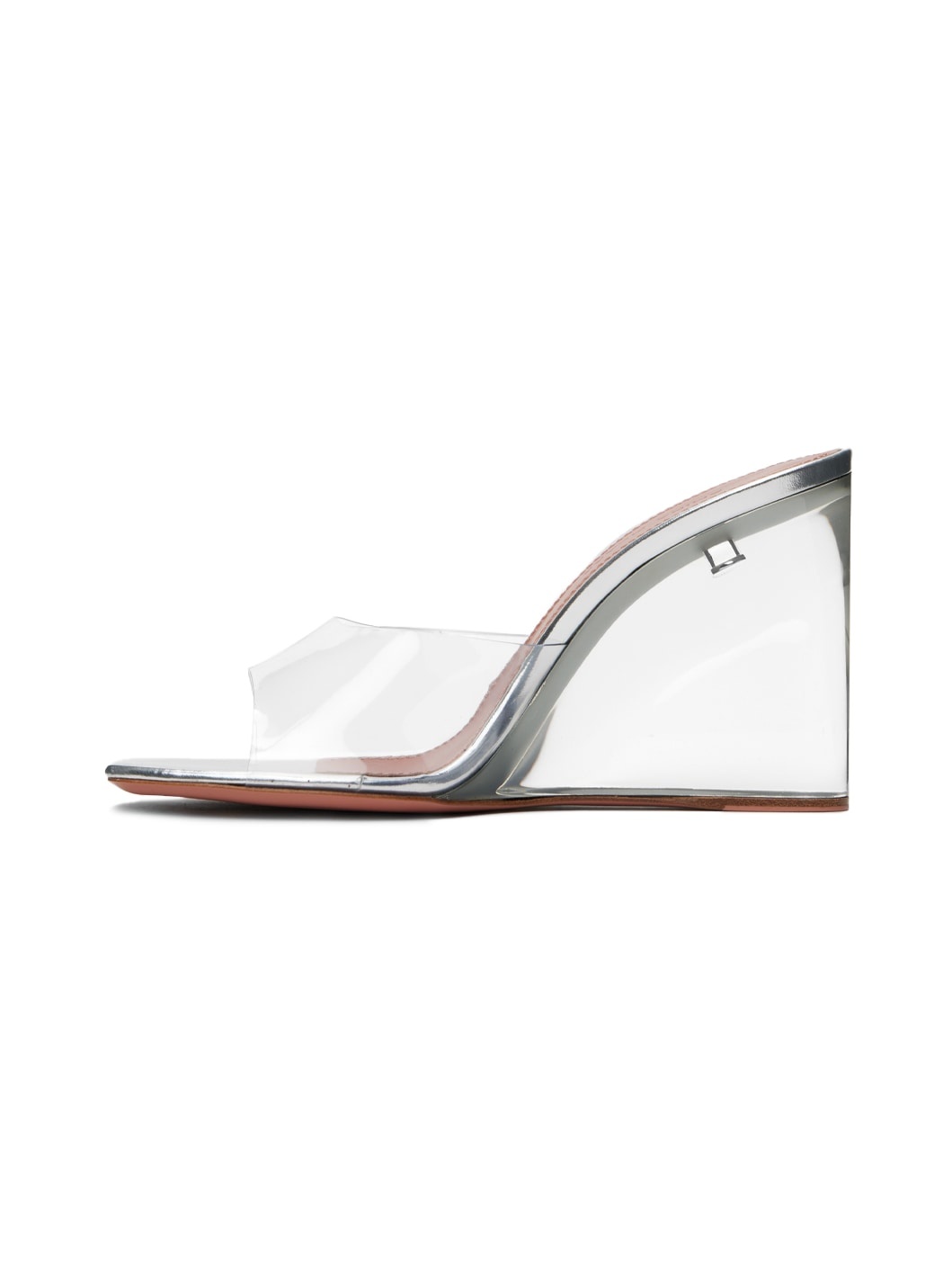 Transparent Lupita Glass Heeled Sandals - 3