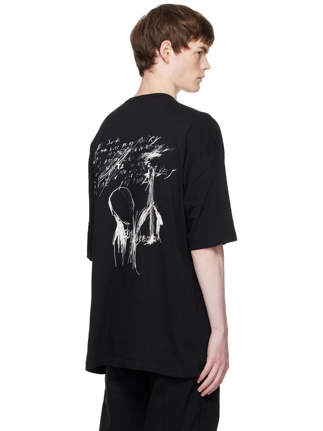 Black Dieter Sketchbook High Comfort T-Shirt - 3
