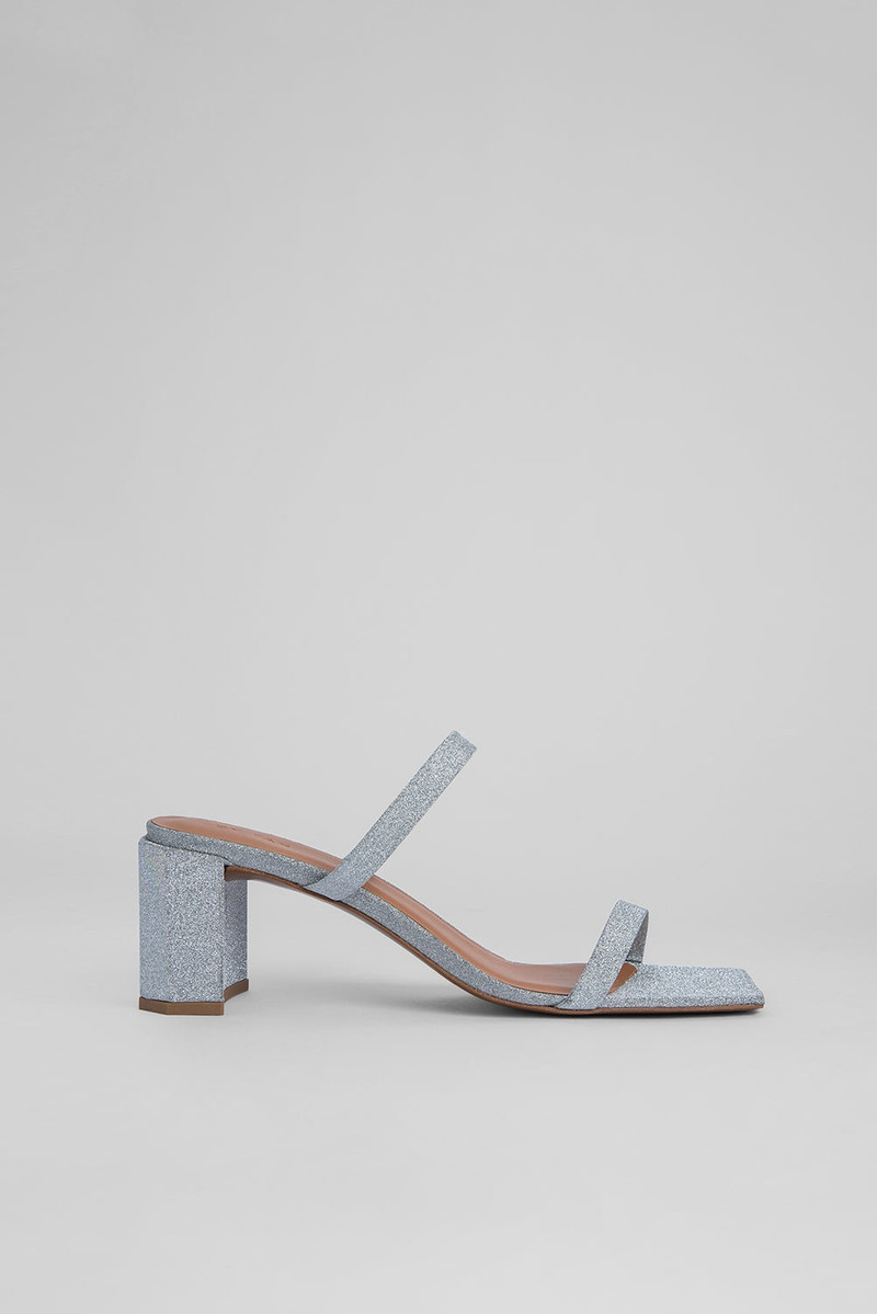 Tanya Silver Glitter Leather 1